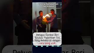 Momen Petugas Damkar Joget Pas Tabung Gas Terbakar #terbakar #damkar #shorts #berita #ramadan