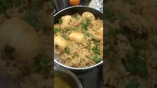 today lunch #eggbiryani#food