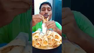 chicken roll Alpana vlog#eating #viral #asmr #like #youtubeshorts #asmrfood #funnyshorts #comed  #m