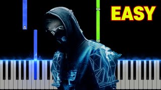 Alan Walker - The Spectre | EASY Piano Tutorial