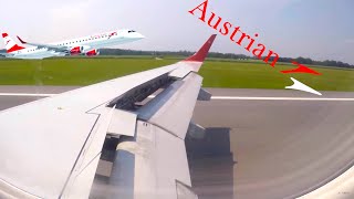 ✈︎ FULL FLIGHT ✈︎ Austrian Airlines Embraer 195 - EMB - COLOGNE to VIENNA