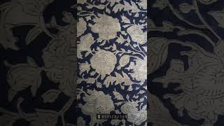 Blue Flower Hand Block Printed Pure Cotton Fabric Shop Now 💝 #manufacturer #trending #shorts #ytart