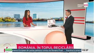 România, pe locul 5 în Europa la reciclarea DEEE-urilor de mici dimensiuni (LIVE la Prima News)