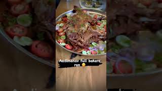 😋😋Full bakra ran🐐🐐like and subscribe sonu homemade food