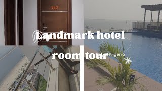 LANDMARK HOTEL LAGOS NIGERIA ROOM TOUR|city view