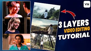 INSTAGRAM TRENDING 3 LAYER VIDEO EDITING ON MOBILE | 3 LAYER REEL EDITING