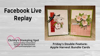 Friday's Double Feature: Apple Harvest Bundle Cards