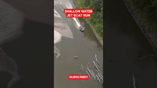 Dangerous SHALLOW River JET BOAT Run! #jetboat #fishing #river