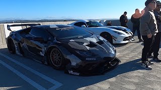 Liberty Walk Lambo at Brekkie car meet