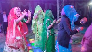 temli gujrati dance by marwadi rajputi baisa at marriage function..