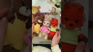 Мини-зверята крючком/Бесплатный МК #amigurumi #вязаныеигрушки