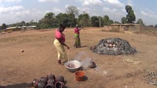 Pottery making in Africa, Katiola - Ivory Coast