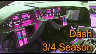 Knight Rider 1TV 3/4 season dash installed