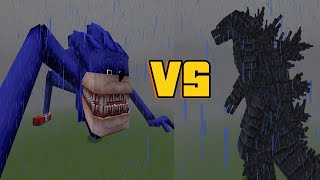 All Monsterverse Godzilla VS Shin Sonic MOD in Minecraft PE