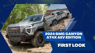 2024 GMC Canyon AT4X AEV Edition First Look - BEST AND MOST EXPENSIVE MIDSIZE OFF-ROADER EVER?