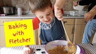 Baking with 3 Year Old