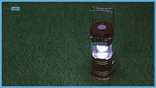 MultiFunctional Mini Fan Solar Camping Lamp فانوس التخييم 4في1 بمصباح LED متعدد الاستعمالات