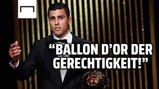 Respektlos? Das sagt Rodri selbst zum Boykott von Real Madrid! | Ballon d'Or