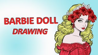 How to Draw Barbie (and Ken) | Barbie girl design