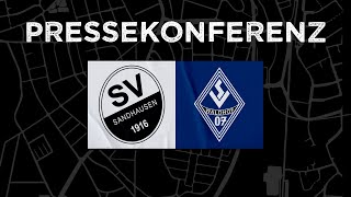 🔴 RE-LIVE: Pressekonferenz nach dem Spiel SV Sandhausen - SV Waldhof Mannheim