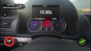 Long test VW Golf GTI ed30 DSG stage 2 low boost 100-200 dragy engine dsg turbo with 250.000km