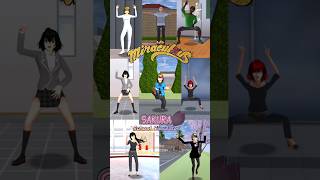 miraculous versi sakura school simulator part 2😍 #tiktok #sakuraschoolsimulator #miraculous #shorts