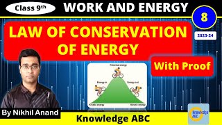 C10P8 | Law of Conservation of Energy | Work and Energy | Class 9 Science | Knowledge ABC | Nikhil