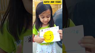 Mini Vlog 407 - Papa Ke Liye Banaya WELCOME CARD 😍🥰 #aayuandvanu #shorts #youtubeshorts #minivlog