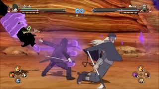 Sasuke Uchiha (Suit) Vs Hanzo (Reanimation) | Naruto Ultimate Ninja Storm 4