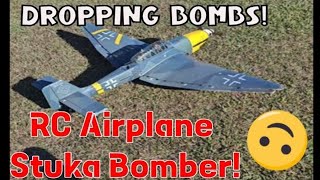 High-flying Stuka Rc Bomber Drops Epic Explosive Payload!