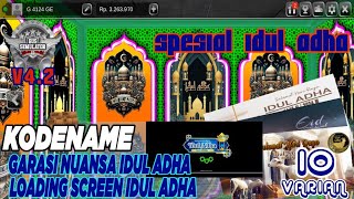 SPESIAL IDUL ADHA" SHARE KODENAME GARASI & LOADING SCREEN NUANSA IDUL ADHA BUSSID V4.2