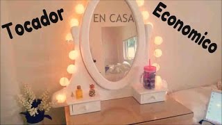 D.I.Y COMO HACER UN TOCADOR ❤ económico, facil y en casa.