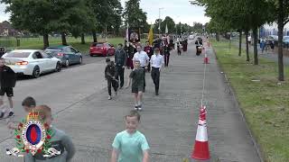 Goldsprings True Defenders FB @ Rathcoole Protestant Boys FB 15th Anniversary Parade 29/06/24