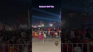 Sushant Golf City || Dandiya Aur Singing || Parformance 🕺🏻#dandiya #singing #parformance