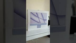 Apple iMac 2021 Purple Unboxing