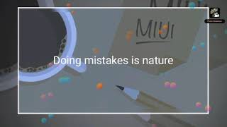 lesson from mistakes