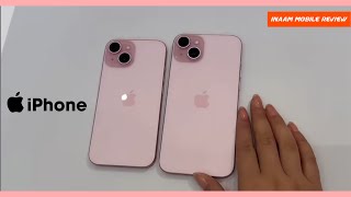 iPhone 15 and iPhone 15 Plus All Colours Hands'On | Black, Blue, Green, Yellow, Pink!