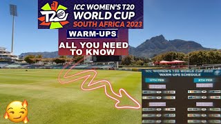 Women's t20 world cup 2023 warm up matches updates ||Cricket World