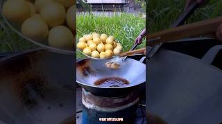 Tahu bulat ini enak untuk cemilan! #katthykitajima #streetfood #tahubulat