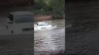 Toyota Fortuner ultimate off road test crossing river,#chennairains #toyotafortuner #4x4 #offroad