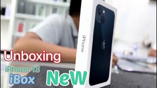 Unboxing iPhone 13 128 Gb iBox Warna Grey Mewah Bosku😍