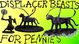 DISPLACER BEASTS Miniatures for DND for Pennies!!