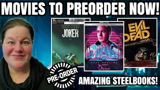 MOVIES TO PREORDER NOW - Drive, Evil Dead and Joker 4K Steelbooks!