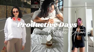 Productive days in my life 🍵 | work from home, gym routine, healthy habits, productivity tips