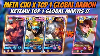 Meta Ciki Bersama Top 1 Global Aamon Ketemu Top 1 Global Martis Rivera🔥