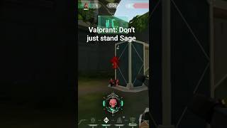 Valorant: Don't just stand Sage #valoranthighlights #valorantclips #valorant