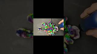 Tie dye Reveal + dye in 60 seconds #shorts #shortvideo #tiedye