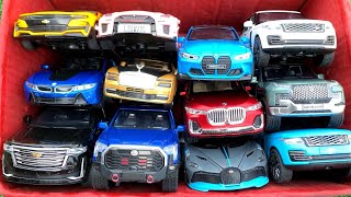 Box Full of Car Toys /Nissan GTR R35, BMW i8, Bugatti Divo,Toyota Tundra, Rolls Royce Wraith, BMW X7