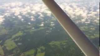 1966 Cessna 150 cross country at 6,500ft. Watch in HD!