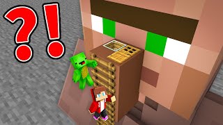 How Mikey and JJ Built a House INSIDE Villager in Minecraft ? - Maizen